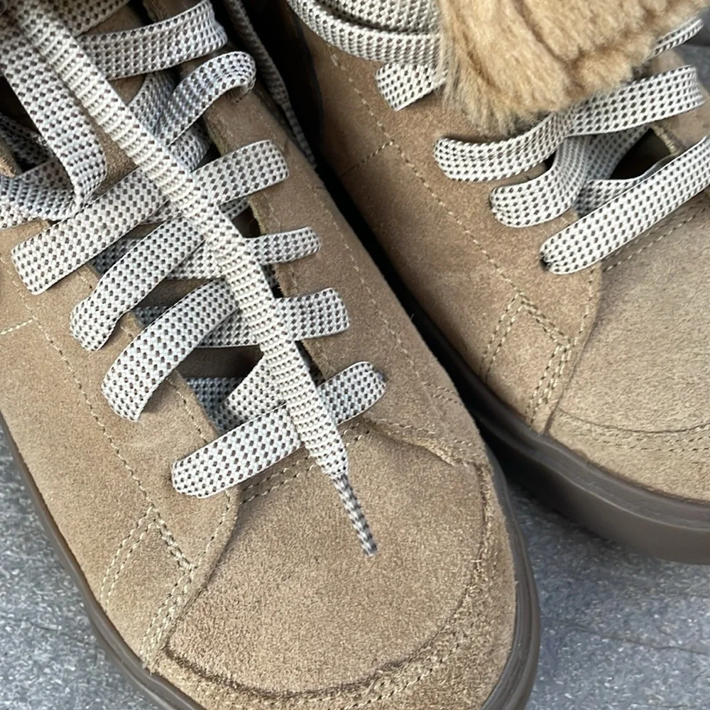 Nike High Roll Leather Blazer Womens Sneaker (Cream) 7.5